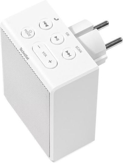 Technisat Επιτραπέζιο Ραδιόφωνο με Bluetooth Λευκό