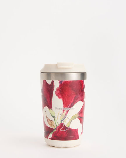 Chilly's Термос Чаша Неръждаема стомана Без BPA 340 мл Coffee Cup Emma Bridgewater Amaryllis