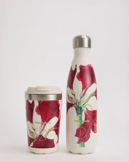 Chilly's Термос Чаша Неръждаема стомана Без BPA 340 мл Coffee Cup Emma Bridgewater Amaryllis