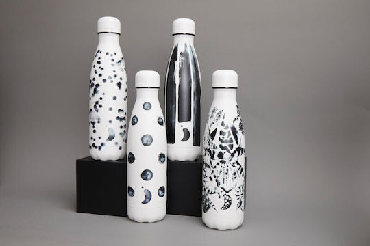 Chilly's Sticlă Termos Oțel Inoxidabil Fără BPA 500ml GRAPHIC INK DROP
