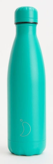 Chilly's Термос Бутилка Неръждаема стомана Без BPA 500ml EMERALD