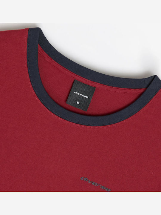 Logo T-Shirt Burgundisch