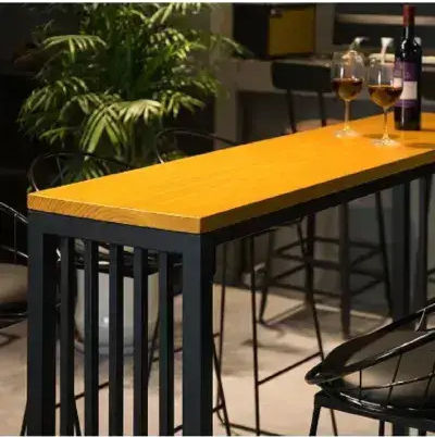 Bar-Tisch Aus Holz Braune 139x39x103cm