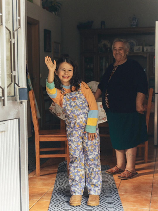Kids Multicolour Dungarees