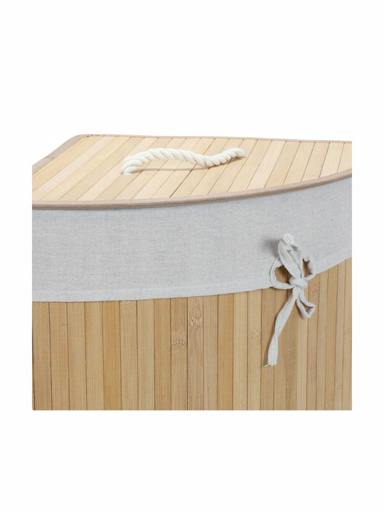 Кошница за пране Bamboo 60л с Капак 35x35x60см Бежова