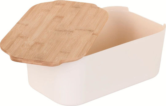 Vilde Ψωμιέρα με Καπάκι από Bamboo Πράσινη 33x18.5x12cm