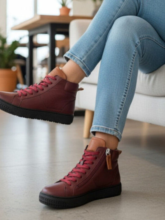 Leather Women's Ankle Boots Vinegar