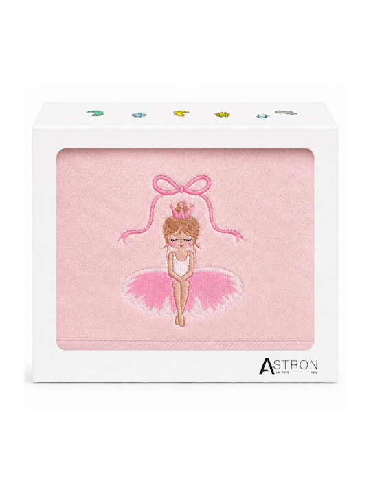 Astron Italy Σετ Βρεφικές Πετσέτες 2τμχ Girl Βάρους 500gr/m²