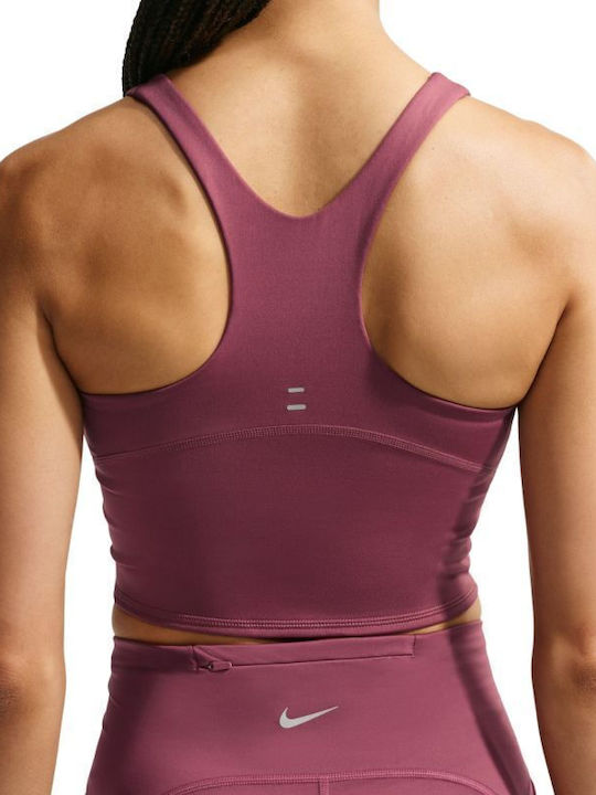 Dri-FIT Tempo Дамско Спортно Бюстие Pink с Подплата