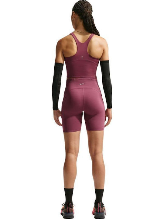 Dri-FIT Tempo Дамско Спортно Бюстие Pink с Подплата