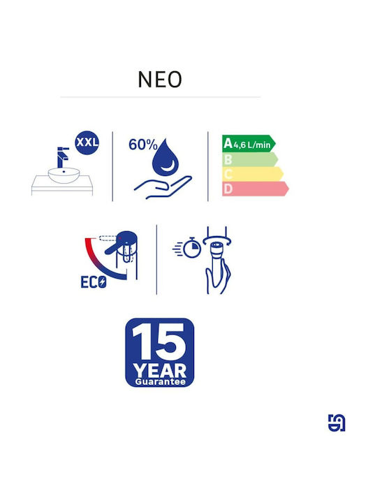 Sensea Neo Baterie de chiuvetă amestecare înaltă neagră
