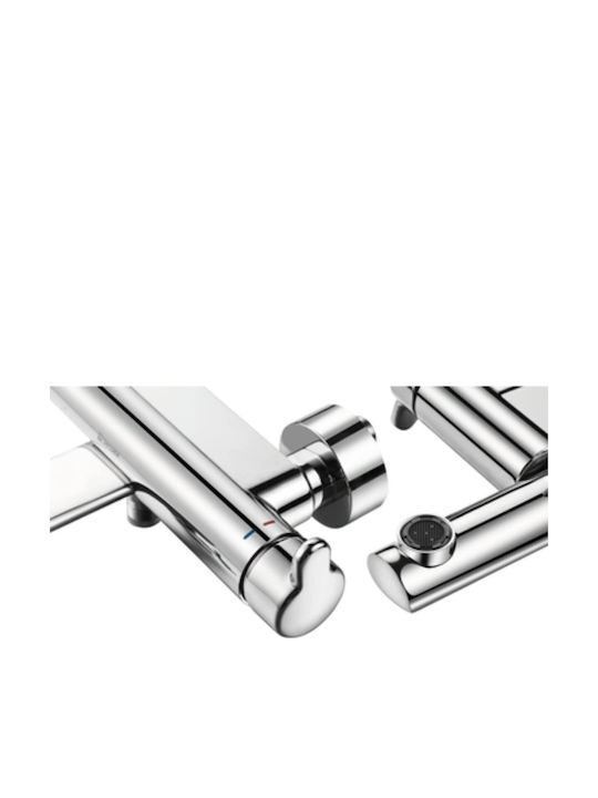 Sensea Easy Mischbatterie für Badewanne Silber
