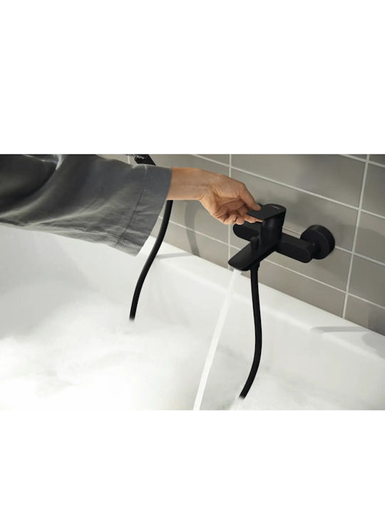 Hansgrohe Rebris E Thermostatische Badewannenarmatur Schwarz