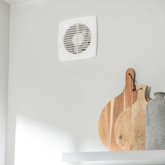Equation Ventilator De Perete Pentru Baie 150mm Alb