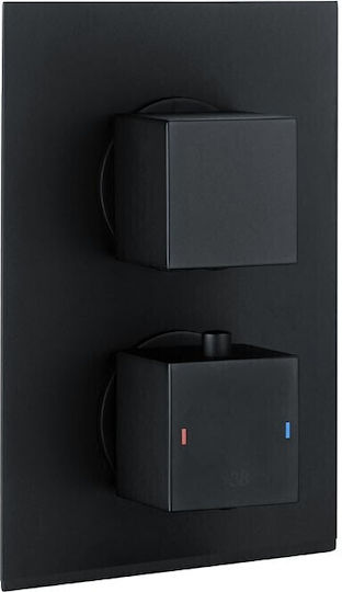 Gamma Aromatics Combiner Robinet Încorporat Pentru Duș Negru Gamma Aromatics Combiner Robinet Încorporat Pentru Duș Negru