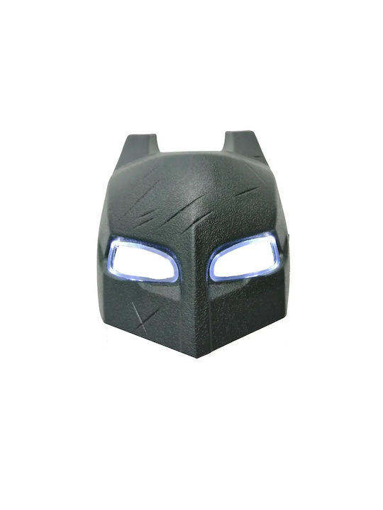 Set 2 Măști Batman Depox 1 Mască PVC cu Led + 1 Mască Clasică Fără Led Neagră Mărime Unică