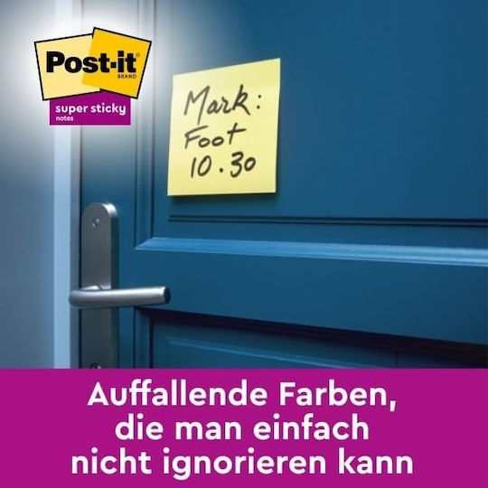 Post-it Αυτοκόλλητα Χαρτάκια Σημειώσεων σε Κύβο 90 Φύλλων Κίτρινα 4.7x4.7εκ.