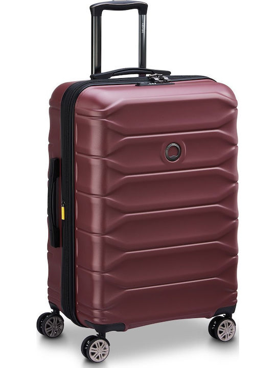 Delsey Meteor Среден Куфар за Пътуване Твърд Wine Височина 68см. Delsey Meteor Среден Куфар за Пътуване Твърд Wine Височина 68см.