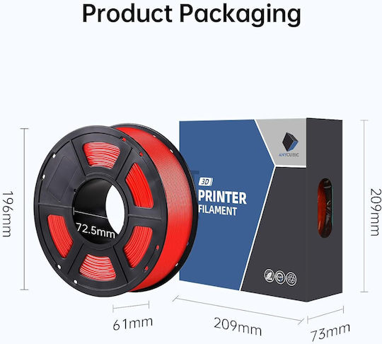 Anycubic Filament pentru imprimante 3D ASA 1.75mm Utilizare Ideală 1kg