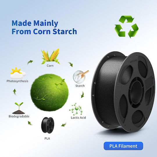 Anycubic PLA 3D Printer Filament 1.75mm Ideal Usage 1kg