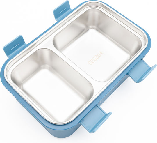 Sidirela Happy Space Astronauts Edelstahl Kinderlebensmittelbehälter 0.5Liter Thermisch Blau