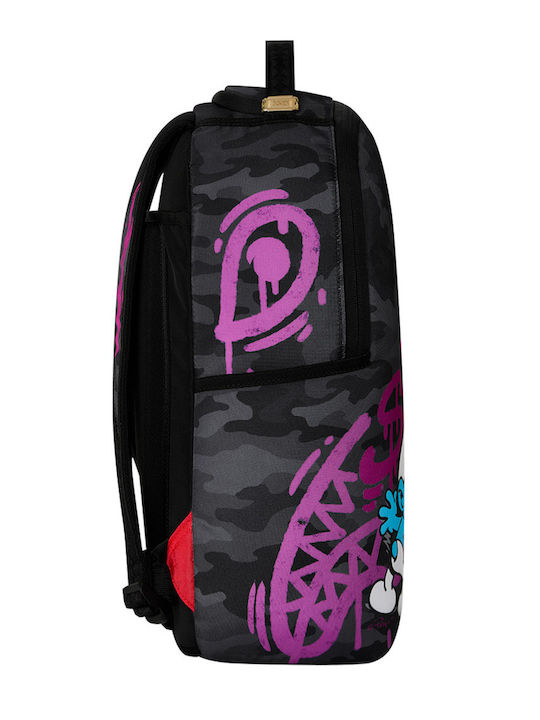 Sprayground Smurfs Tag It Up Ученическа Раница за Гимназия Smurfs Tag It Up