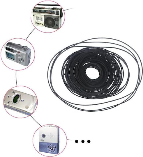 Set 120 Square Rubber Belts Cassette Player Shinekoo Sizes 26-120 Mm Replacement Transmission Belts