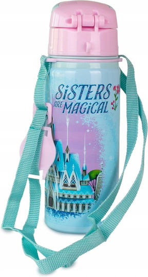 Frozen Kinder Trinkflasche aus Aluminium Mehrfarbig 600ml