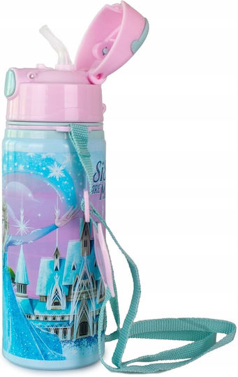 Frozen Kinder Trinkflasche aus Aluminium Mehrfarbig 600ml