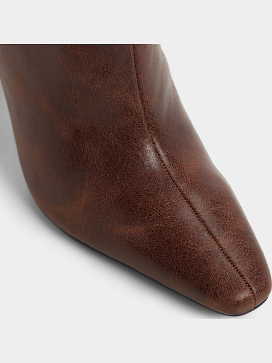 Leder Damenstiefel Braun