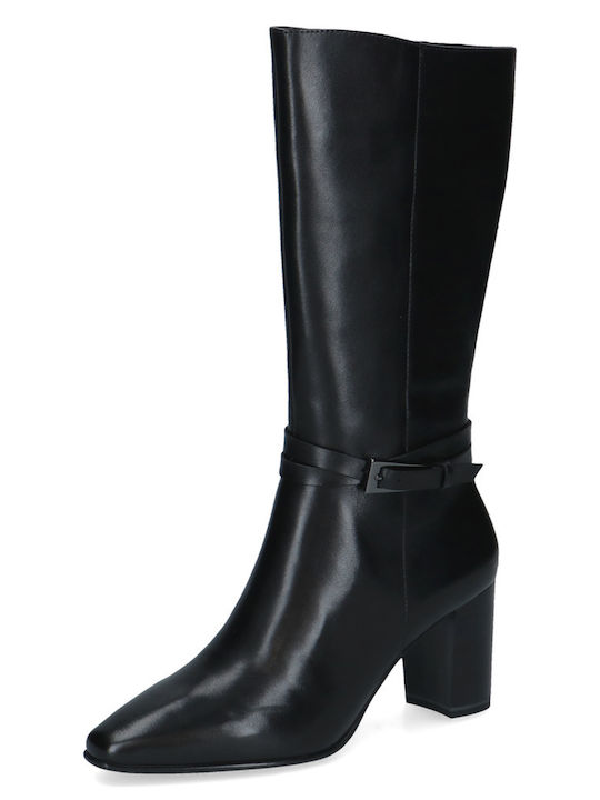 Leder Damenstiefel Tabac Braun