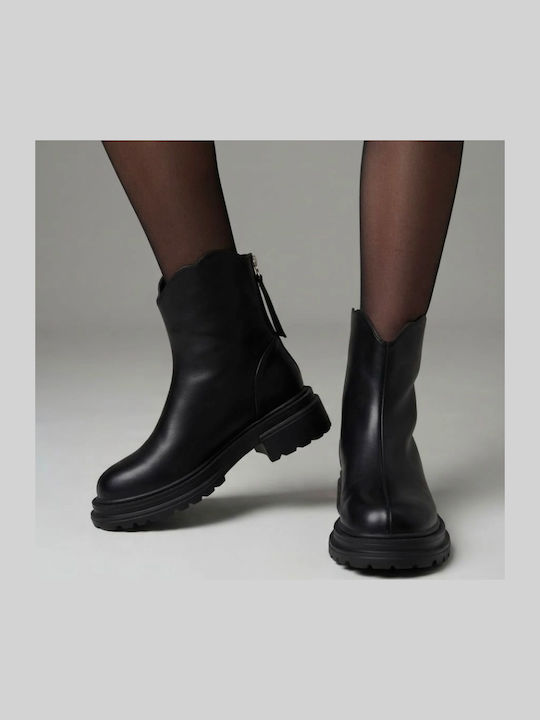 Stiefeletten Damen Schwarz