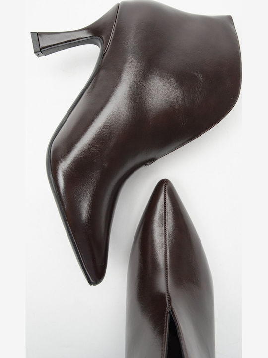 Damen Stiefeletten Braun