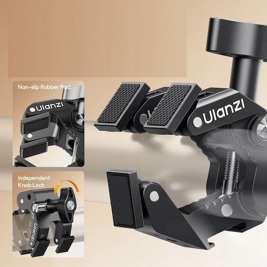 Ulanzi Crab Clamp Base Clamp 1/4" Thread + Iso Magic Arm Ulanzi C078