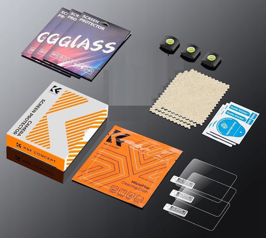 Kf 3x 9h Tempered Screen Protector Set Glass 9h Sony Zv-1 Zv-1 Ii Zv-e10 Concept Sku.2195
