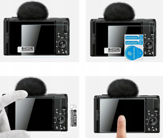 Kf 3x 9h Tempered Screen Protector Set Glass 9h Sony Zv-1 Zv-1 Ii Zv-e10 Concept Sku.2195