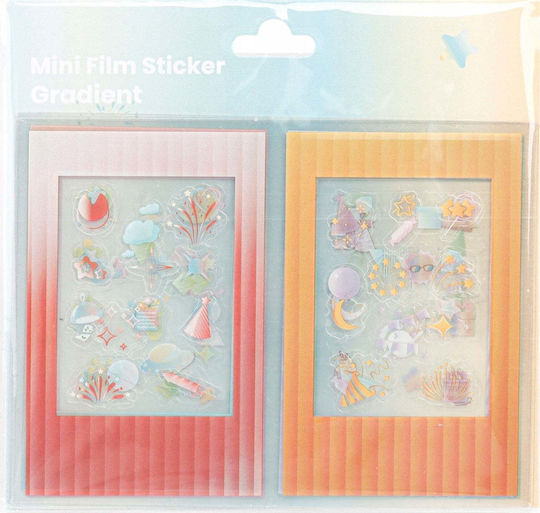 Loveinstant Photo Frame Stickers Fuji Instax Mini 99 12 11 40 Evo Liplay Link Set 10 Pieces Gradient