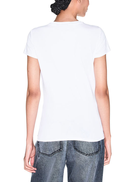Armani Exchange Дамска Тениска Бяла