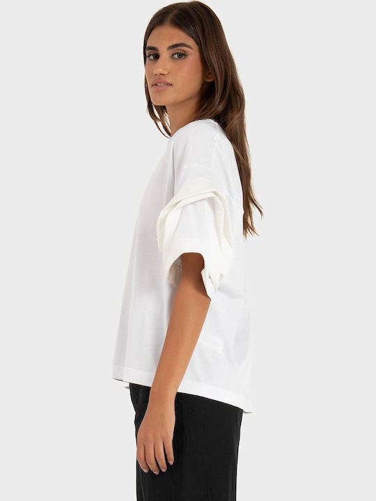 Damen T-Shirt Weiß