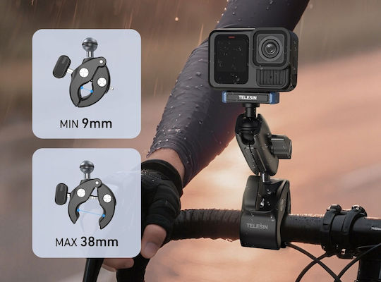 Telesin Action Cameras Support Base Clamp for GoPro