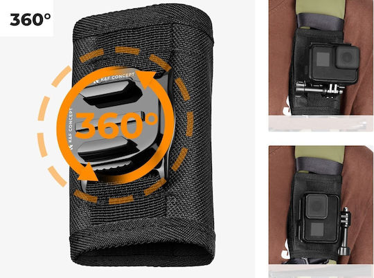 K&F Concept Backpack Support Base for Action Cameras for GoPro / SJCam / Xiaomi / DJI