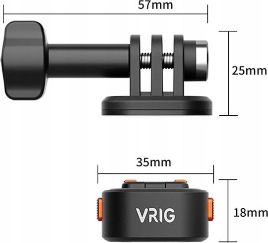 GoPro Action Cameras Mount for GoPro / SJCam / Xiaomi / DJI / Eken / Garmin / Yi / Insta360 / Lamax