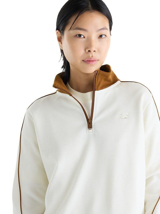 Women's Blouse with Zipper White
