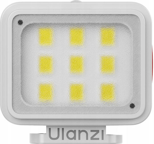 Magnetischer Led-Blitz + Iso-Phone Kamera Videokamera Halterung 1w 500mah Dg01 Weiß