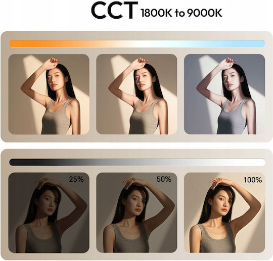 Ulanzi Video Licht 20W RGB LED 1800-9000K Für Telefon Kamera Videokamera