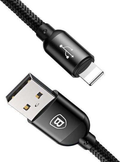 Baseus USB към Type-C / Lightning / micro USB Кабел 3.5A Син 0.3m CAMLT-ASY01