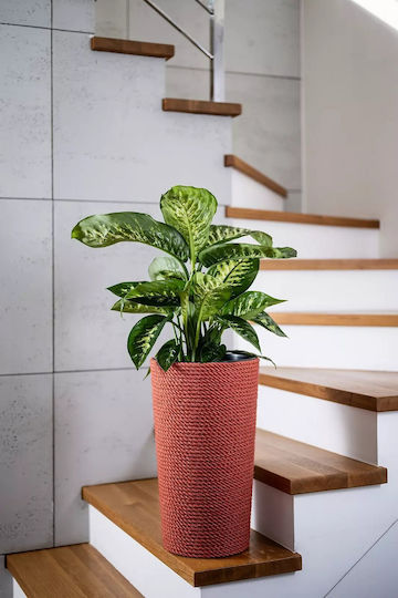 Adoni Plastic Flower Pot Red 28x47cm Adoni Red 47 Adoni Plastic Flower Pot Red 28x47cm Adoni Red 47