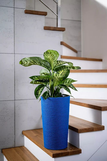 Adoni Plastic Blue Flower Pot 28x47cm Adoni Plastic Blue Flower Pot 28x47cm