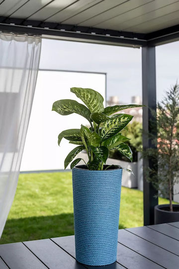 Adoni Plastic Blue Flower Pot 28x47cm