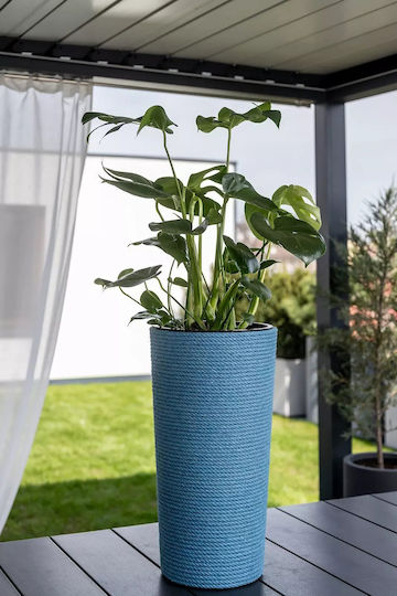 Adoni Bamboo Blue Flower Pot 32x57cm